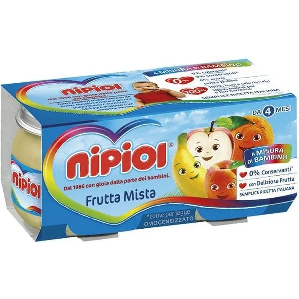 Nipiol Omogeneizzato Alla Frutta Mista 6X80 Gr-image