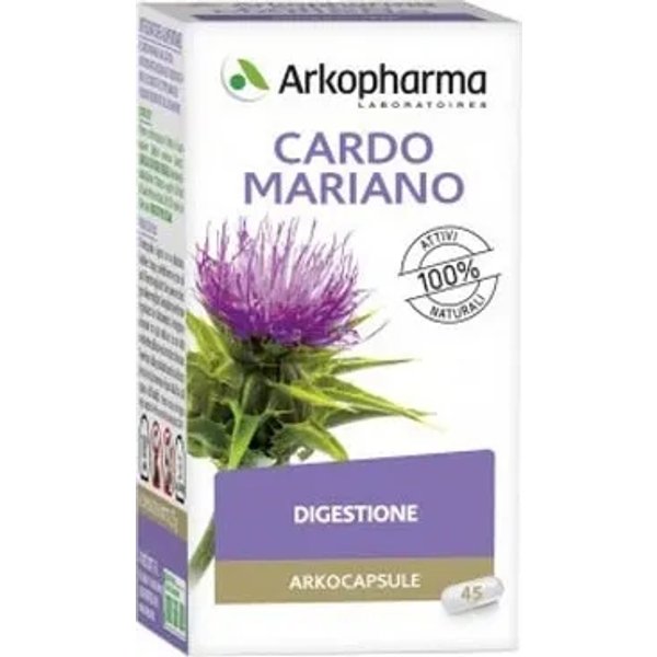 Arkocapsule Cardo Mariano 45 - Integratore Per La Digestione-image