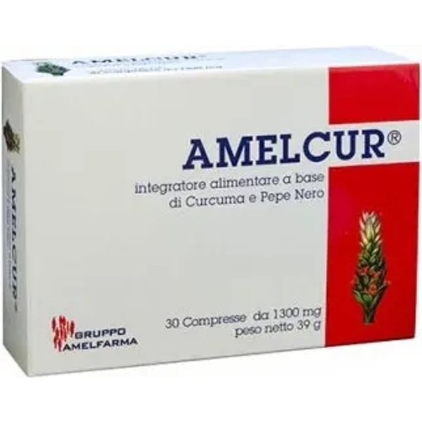 Amelcur 30 Compresse - Integratore Per L'apparato Digerente Ed Articolare-image