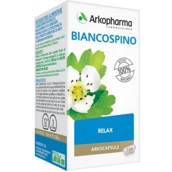 Arkocapsule Biancospino 130 - Integratore Per Il Rilassamento-image