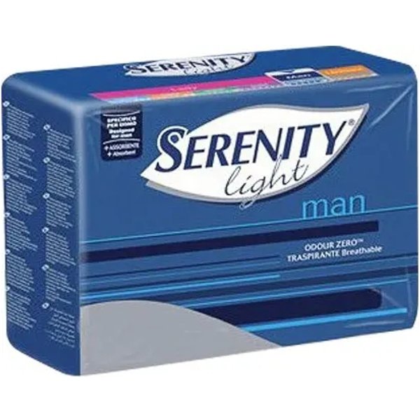 Serenity Man - 15 Assorbenti Per Incontinenza Maschile Leggera-image
