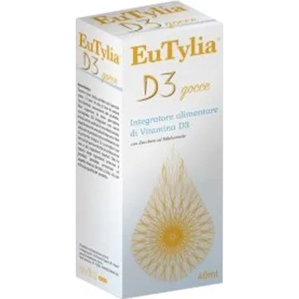 Eutylia D3 Gocce 40 Ml - Integratore Di Vitamina D3-image
