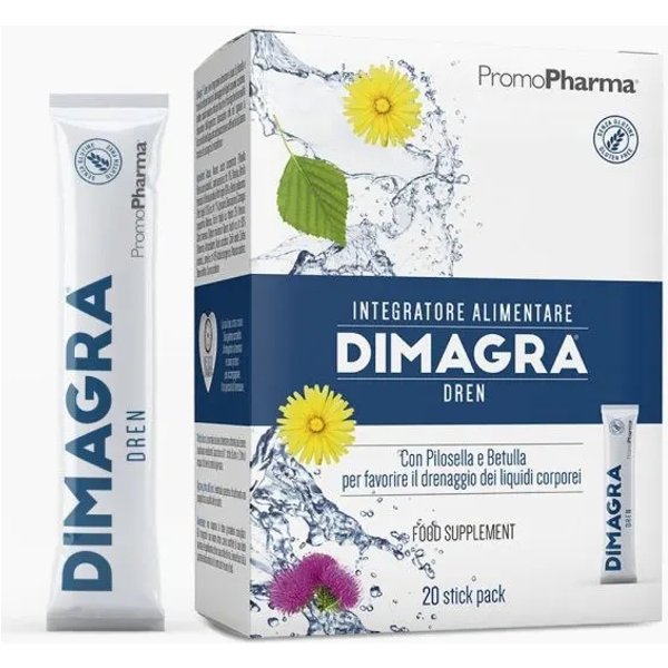 Dimagra Dren 20 Sticks - Integratore Acceleratore Del Metabolismo-image