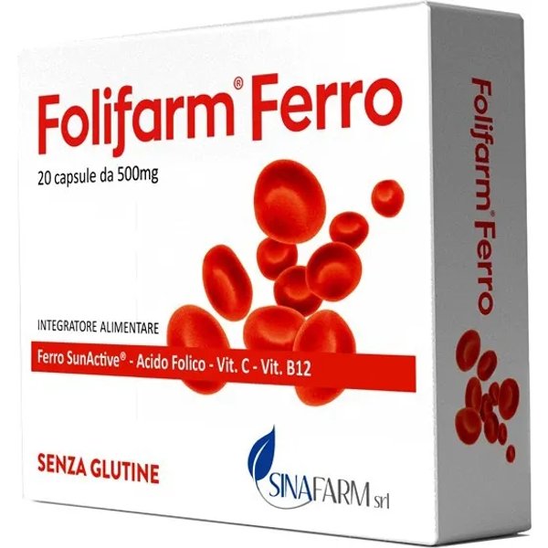 Folifarm Ferro 20 Capsule - Integratore Di Ferro-image