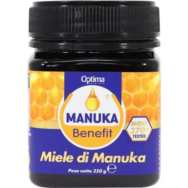 Optima Naturals Manuka Benefit Miele Di Manuka Mgo 270+ - Integratore Per Le Vie Respiratorie 250 G-image