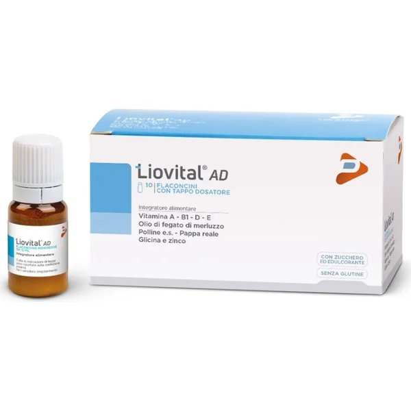 Liovital Ad 10 Flaconcini - Integratore Di Vitamine E Minerali-image