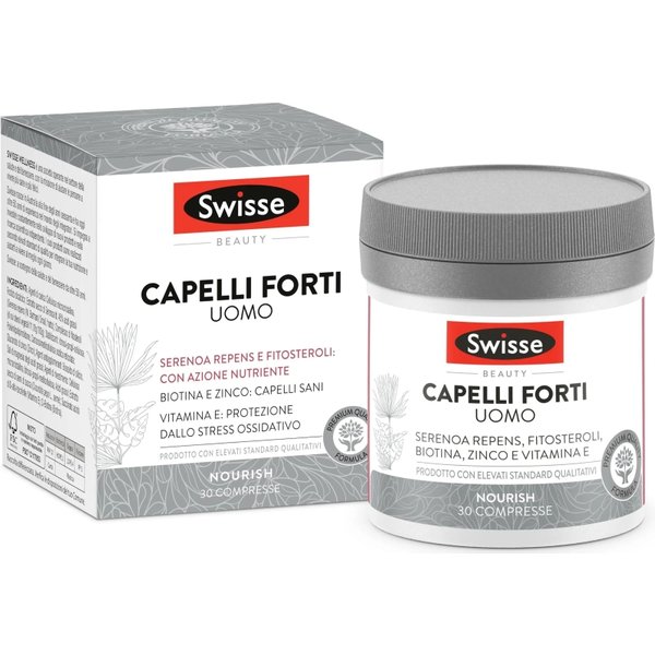 Swisse Capelli Forti Uomo 30 Compresse - Integratore Per Il Benessere Dei Capelli-image