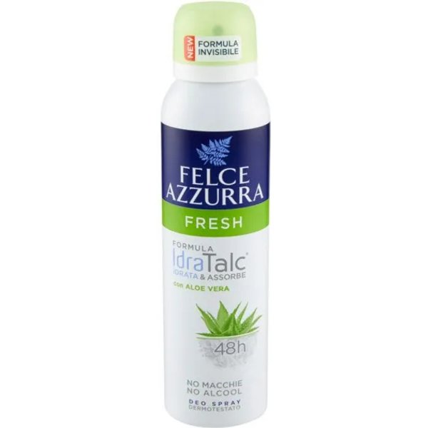 Felce Azzurra Fresh - Deodorante Idratalc Con Aloe Vera Spray 150 Ml-image