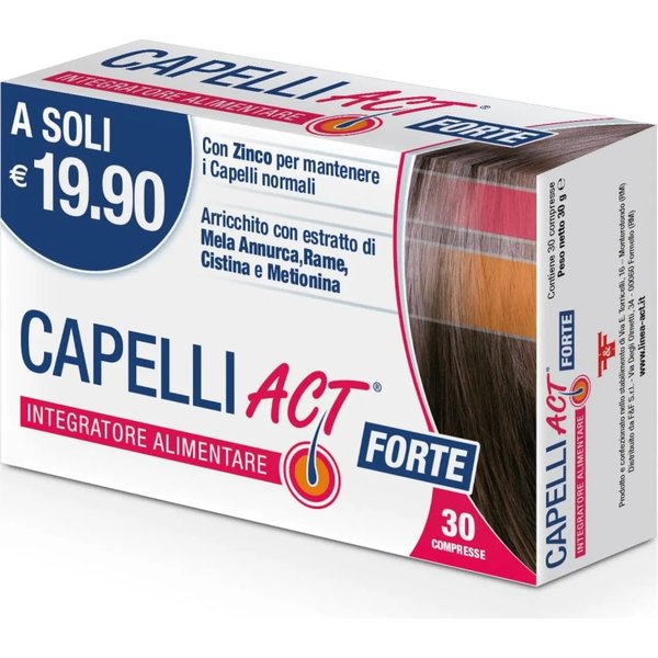 Capelli Act Forte 30 Compresse - Integratore Per Il Benessere Dei Capelli-image