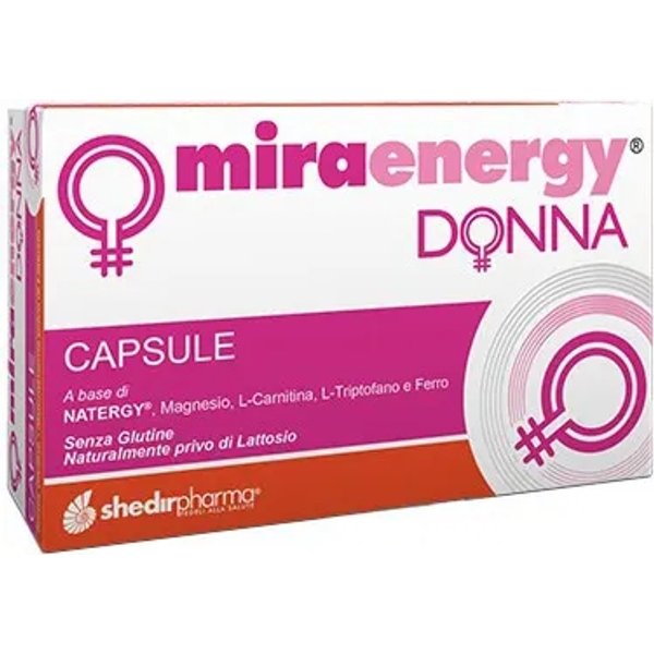 Miraenergy Donna 40 Capsule - Integratore Per La Stanchezza Fisica E Mentale-image