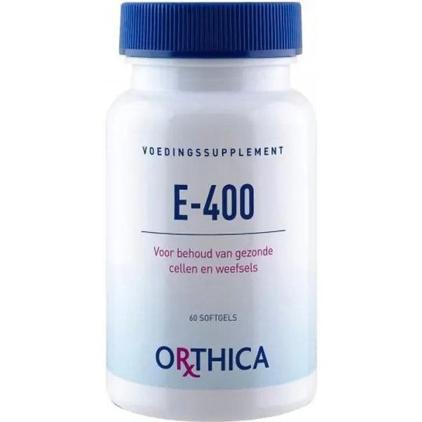 Orthica Vitamina E400 - Integratore Antiossidante 60 Capsule-image
