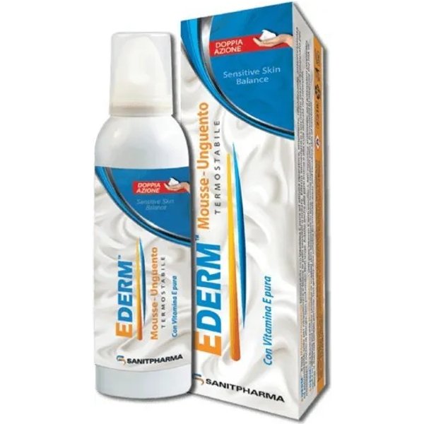 Sanitpharma Ederm Mousse - Trattamento Emolliente Per Pelli Sensibili 100 Ml-image