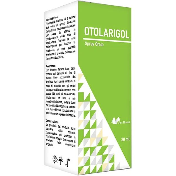 Fera Pharma Otolarigol - Spray Per L'igiene Del Cavo Orale 20 Ml-image