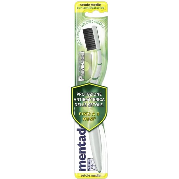 Mentadent P - Spazzolino Antibatterico Con Setole Medie-image