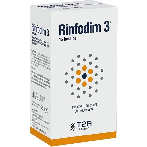 Rinfodim 3 - Integratore Per Il Sistema Immunitario 15 Bustine-image