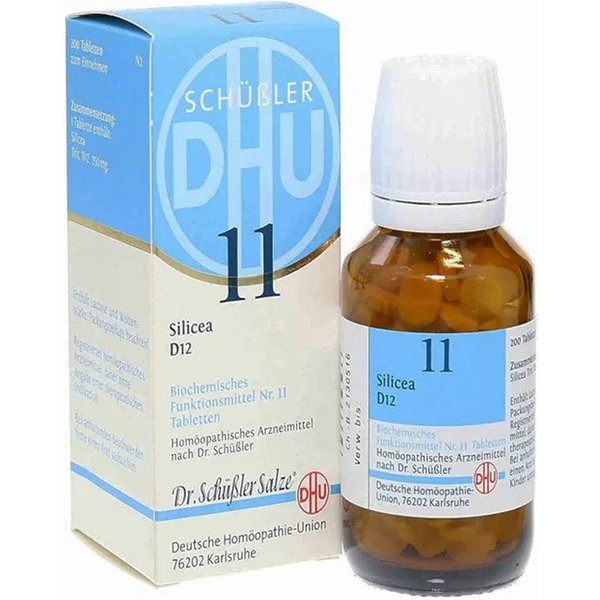 Dr.Schussler Sale N. 11 Silicea D12 - Farmaco Omeopatico 200 Compresse-image