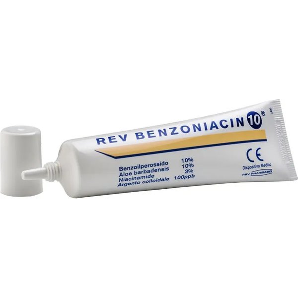 Rev Benzoniacin 10 Viso - Emulgel Per Il Trattamento Dell'acne 30 Ml-image