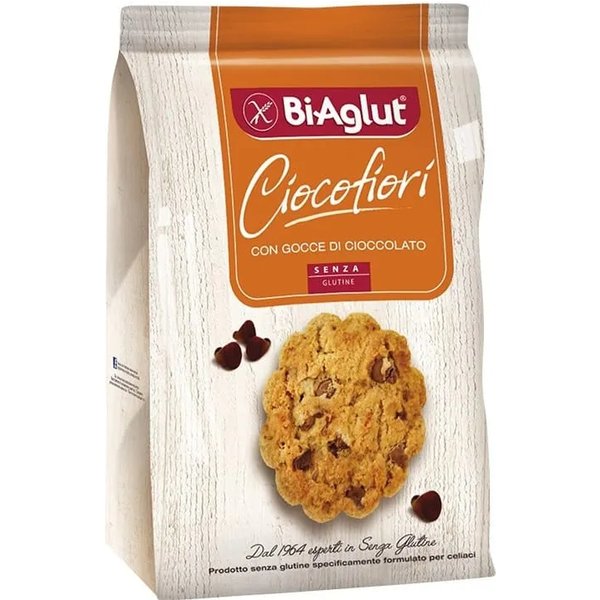 Biaglut Cioco Fiori - Biscotti Con Gocce Di Cioccolato Senza Glutine 200 G-image