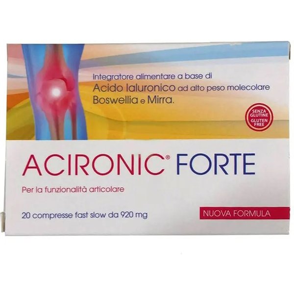 Acironic Forte 20 Compresse - Integratore Per La Funzione Articolare-image