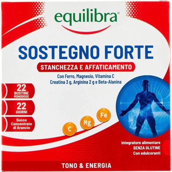 Equilibra Sostegno Forte 22 Bustine - Integratore Per Restituire Tono Ed Energia-image
