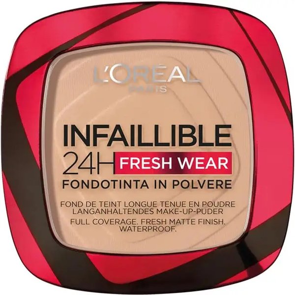 L'Oreal Paris Infaillible 24H Fresh Wear - Fondotinta In Polvere - N. 130 True Beige-image