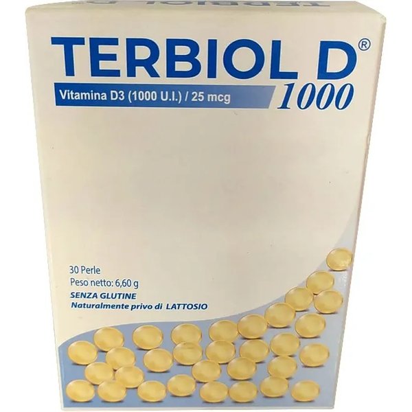 Terbiol D 1000 - Integratore Di Vitamina D 30 Capsule-image