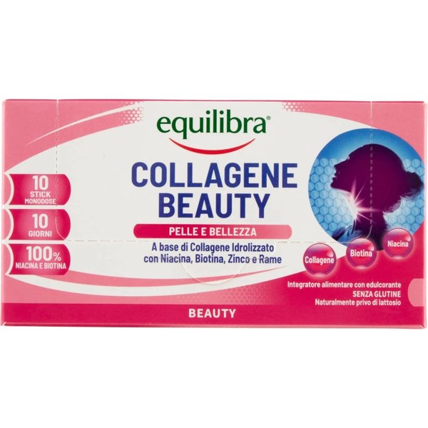 Equilibra Collagene Beauty 10 Stickpack - Integratore Per La Pelle-image