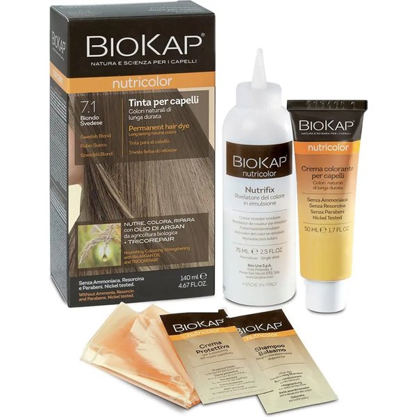 Bios Line Biokap Nutricolor - Tinta Per Capelli N. 7.1 Biondo Svedese-image
