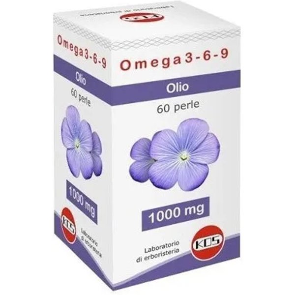 Kos Omega 3-6-9 1000 Mg 60 Perle - Integratore Per Il Benessere Dell'organismo-image