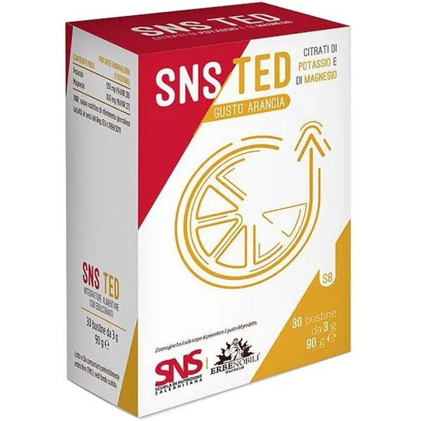 Sns Ted 30 Bustine Gusto Arancia - Integratore Per La Stanchezza E L'affaticamento-image