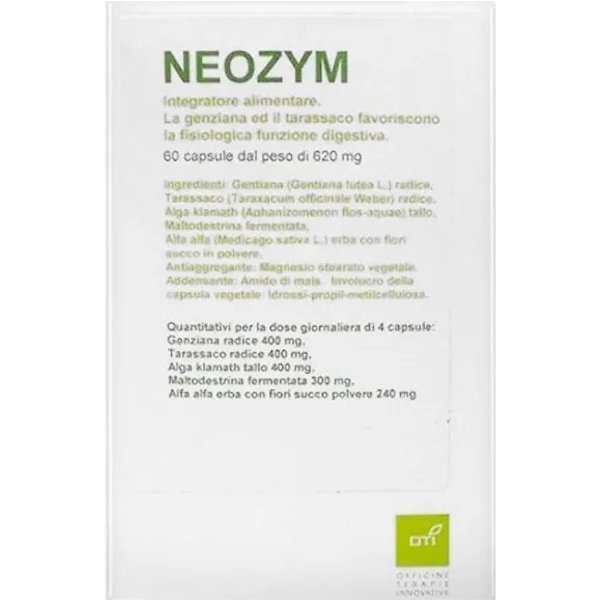 Oti Neozym 60 Capsule Da 620 Mg - Integratore Per La Digestione-image