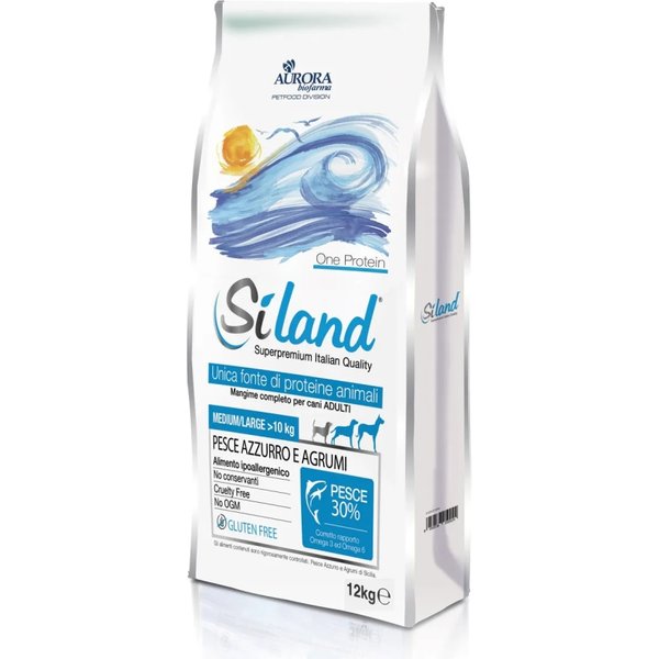 Aurora Biofarma Siland One Protein Adult M/L Pesce E Agrumi - Cibo Secco Per Cani 12 Kg-image