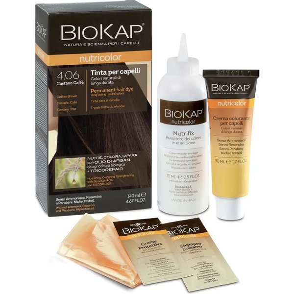 Bios Line Biokap Nutricolor - Tinta Per Capelli N. 4.06 Castano Caffè-image
