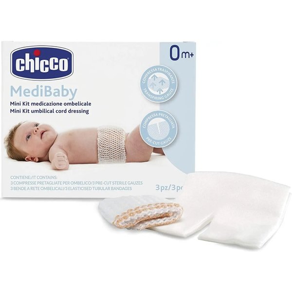 Chicco Medibaby - 3 Kit Per Medicazione Ombelicale-image
