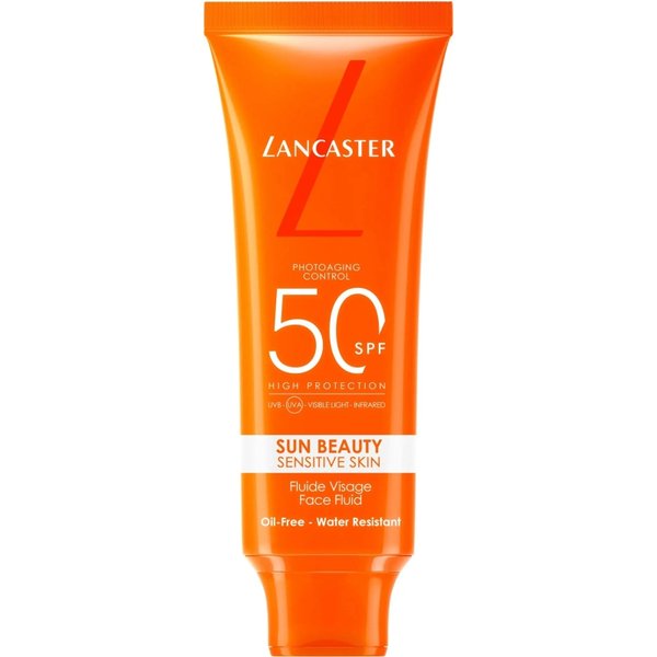 Lancaster Crema Solare Viso 50 SPF Latte Non Grasso Sun Sensitive Luminous Tan Protezione Alta 50 Ml-image