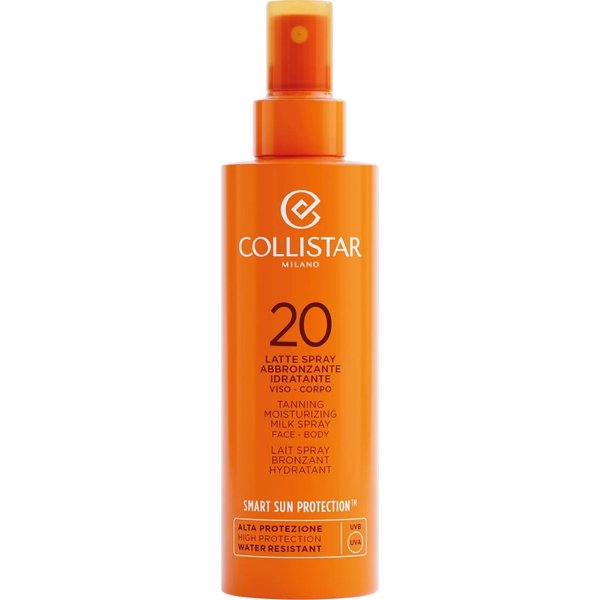 Collistar Crema Solare 20 SPF Spray Latte Viso E Corpo Idratante Protezione Media 200 Ml-image