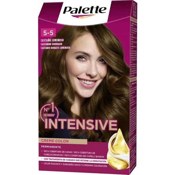 Palette Intensive Creme Color - Tinta Per Capelli Permanente N. 5.5 Castano Luminoso-image
