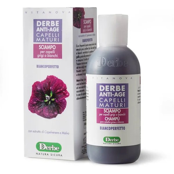 Derbe Sciampo Biancoperfetto - Shampoo Per Capelli Grigi O Bianchi 200 Ml-image