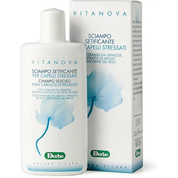 Derbe Vitanova Sciampo Setificante - Shampoo Per Capelli Stressati 200 Ml-image
