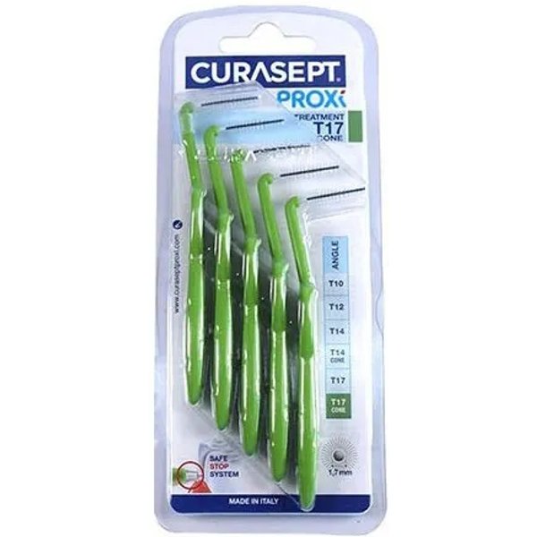 Curasept Proxi Angle Treatment T17 Cone Verde - 5 Scovolini Angolari-image