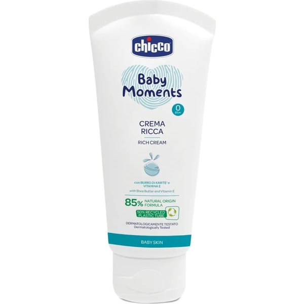 Chicco Baby Moments - Crema Ricca 100 Ml-image