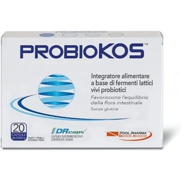 Probiokos 20 Capsule - Integratore Di Fermenti Lattici Vivi-image
