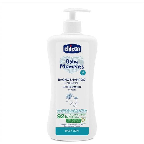 Chicco Baby Moments - Bagno Shampoo Senza Lacrime 500 Ml-image