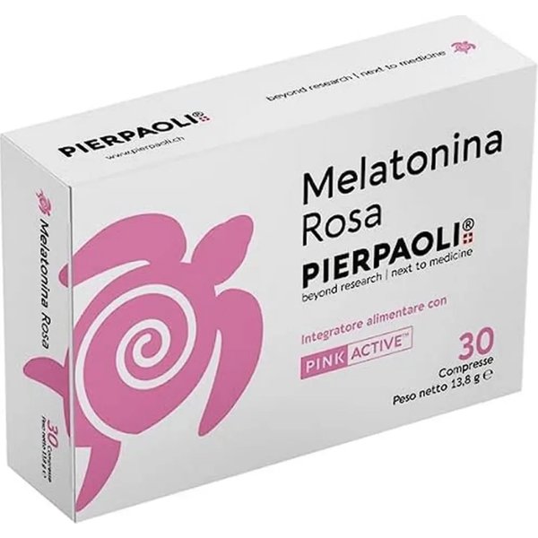 Pierpaoli Melatonina Rosa 30 Compresse - Integratore Per Il Sonno-image