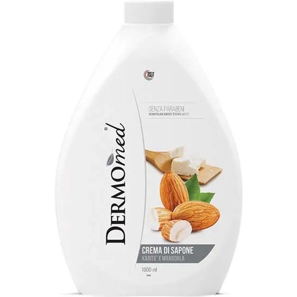 Dermomed Karitè E Mandorla - Crema Di Sapone - Ricarica Da 1 Lt-image