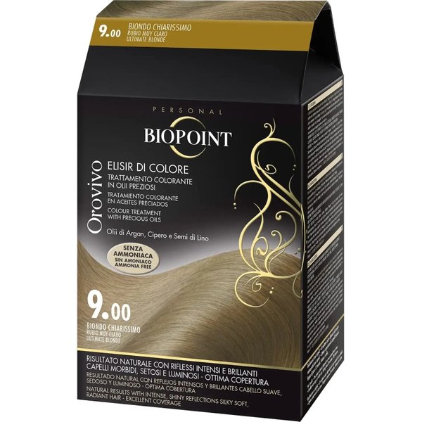 Biopoint Orovivo Elisir Di Colore - Colorazione Permanente 9.00 Biondo Chiarissimo-image