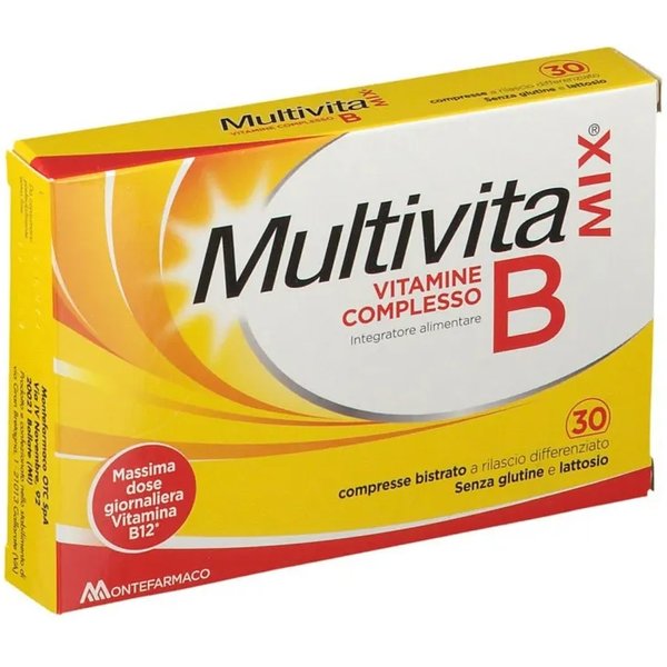 Multivitamix B 30 Compresse - Integratore Di Vitamina B-image