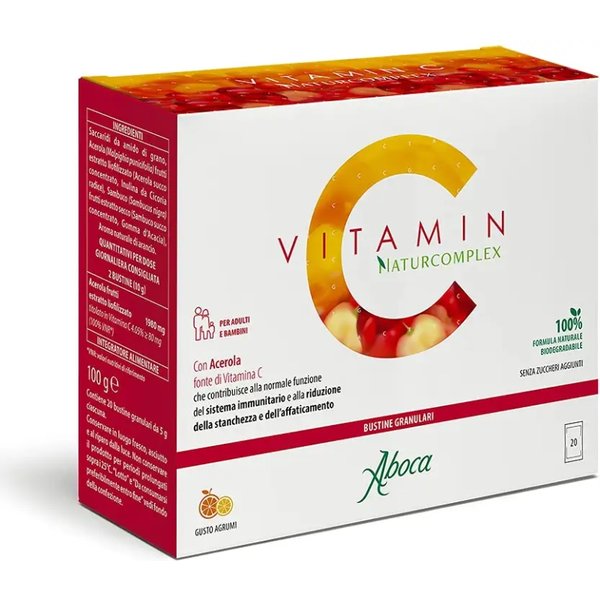 Aboca Vitamin C Naturcomplex 20 Bustine - Integratore Di Vitamine-image