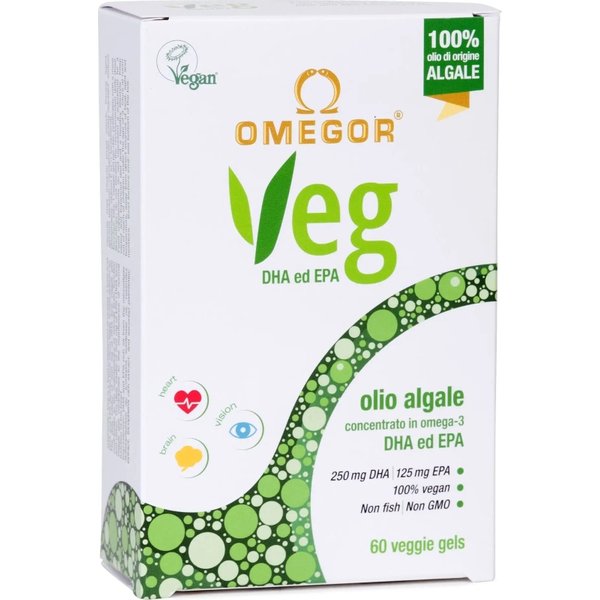 Omegor Veg 60 Capsule - Integratore Per La Funzione Cerebrale-image