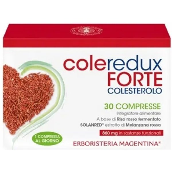 Coleredux Forte 30 Compresse - Integratore Per Il Colesterolo-image